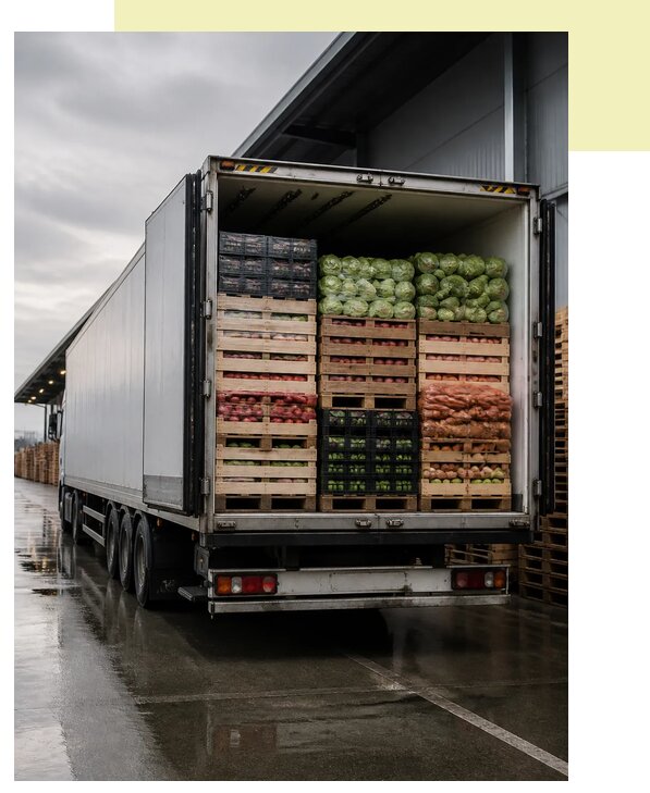 Перевозка плодоовощной продукции в Удомлю по цене от 5195 р. | Агросервис-Дмл