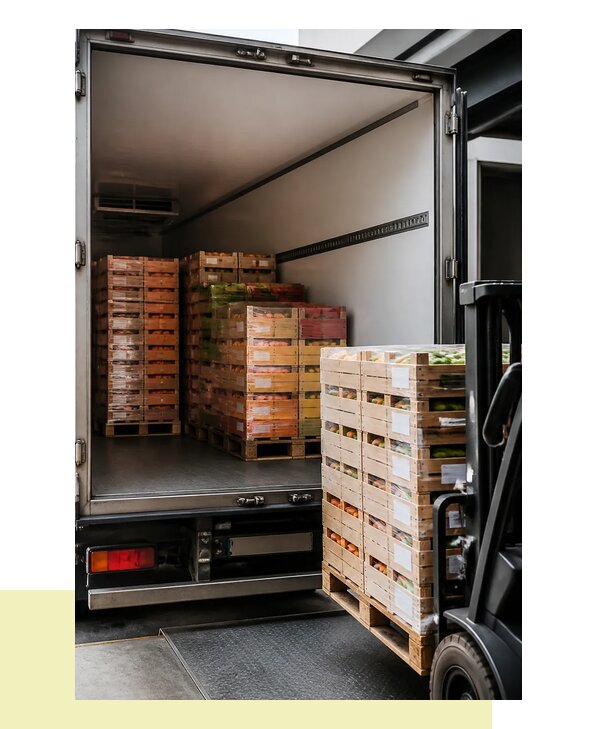 Перевозка сельхозпродукции на паллетах с доставкой в Удомлю